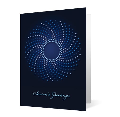 incandescent corporate holiday greeting card thumbnail
