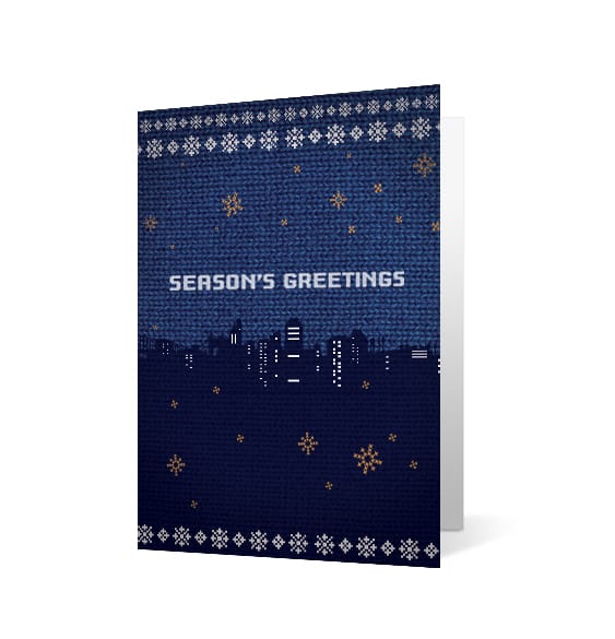 sweater greetings corporate holiday greeting card thumbnail
