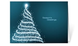 festive lights corporate holiday greeting card thumbnail