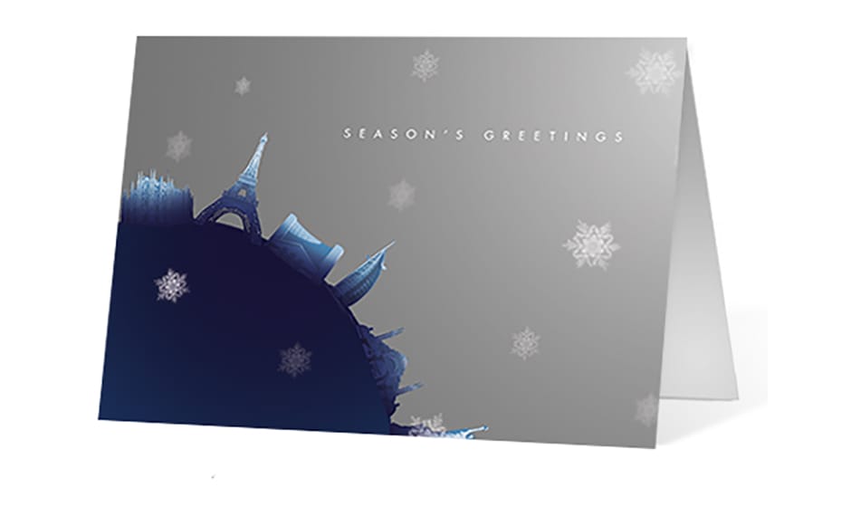 Landmark Greetings corporate holiday greeting card thumbnail