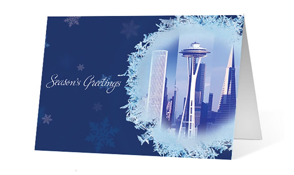 crystal wishes corporate holiday greeting card thumbnail