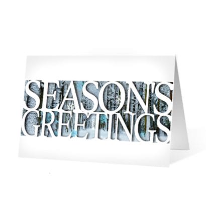 Seasonal Moments corporate holiday business print card
