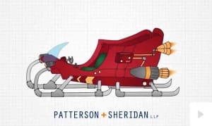 Patterson Sheridan corporate holiday business print card