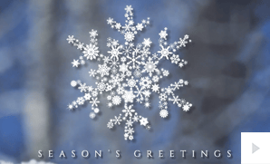Snowflake Crystal corporate holiday ecard thumbnail