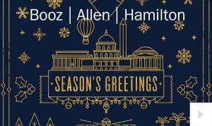 Booz Allen Hamilton Christmas Holiday e-card thumbnail