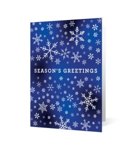 Snowflake Unity Christmas Holiday Greeting Card