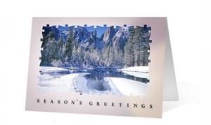 Holiday Puzzle Christmas Holiday Greeting Card