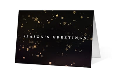 Snowflake Revolution corporate holiday greeting card thumbnail
