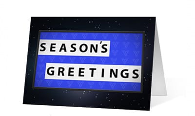 Holiday Game corporate holiday greeting card thumbnail