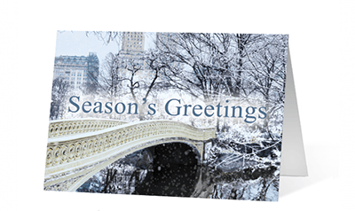 Park Winter Is Coming Christmas corporate holiday greeting card thumbnail