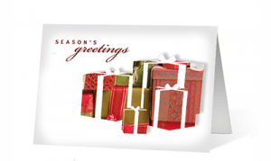Seasonal Gift Pause Christmas Greeting Card