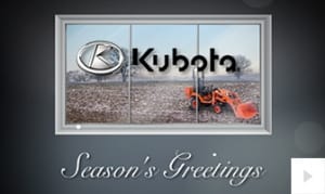 Kubota Company Holiday e-card thumbnail
