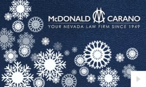 McDonald Carano Company Holiday e-card thumbnail