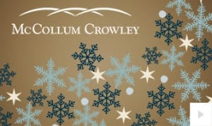 McCollum-Crowley Company Holiday e-card thumbnail
