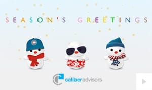 caliber advisors Company Holiday e-card thumbnail