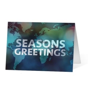 Salutations Print Christmas Card
