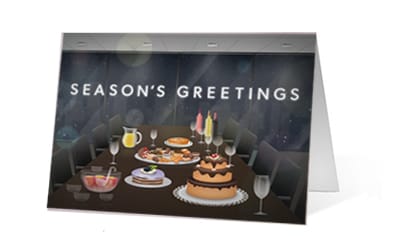 Company Christmas Party corporate holiday greeting card thumbnail