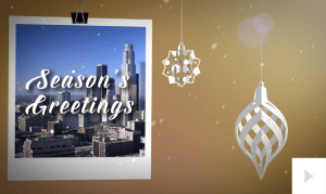 2017 photo ornament gold corporate holiday ecard thumbnail