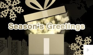 2018 square sentiments gold corporate holiday ecard thumbnail