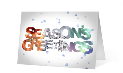 seasonal sentiments Thumbnail Print corporate ecards