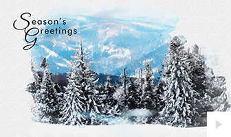 2018 Watercolor iImpressons nature site corporate ecard Vivid Greetings