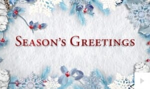 Peaceful Greetings corporate holiday ecard thumbnail