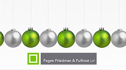 2018 Fagen Friedman Fulfrost - Pendulum corporate holiday ecard thumbnail