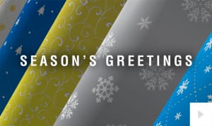Wrapping Wishes corporate holiday ecard thumbnail