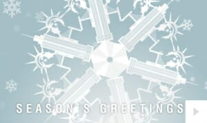 Paper Snowflakes multi-cities corporate holiday ecard thumbnail