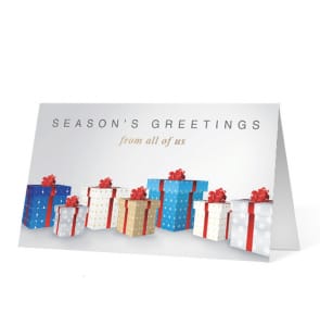 2019 Wrapping Wishes Vivid Greetings Print cards