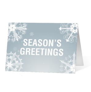 2019 Paper Snowflakes Vivid Greetings Print cards