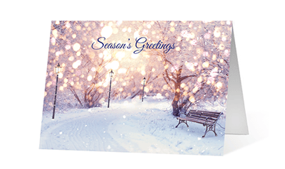 2019 serenity corporate holiday greeting card thumbnail