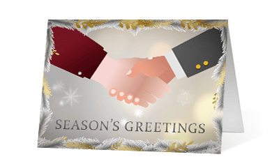 2019 seasonal gestures corporate holiday greeting card thumbnail