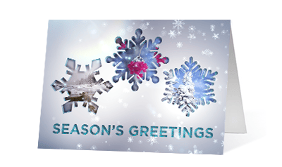 2019 sparkling views nature corporate holiday greeting card thumbnail