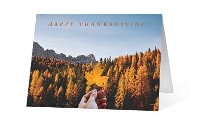 2019 Leaf Journey corporate holiday greeting card thumbnail