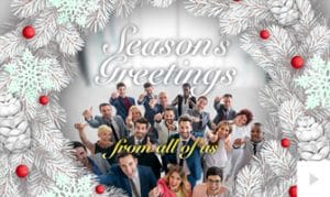 Our Team Wreath corporate holiday ecard thumbnail