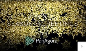 2019 Panagora - Flakes Of Gold corporate holiday ecard thumbnail
