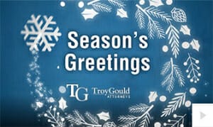 2019 Troy Gould - Festive Faces corporate holiday ecard thumbnail