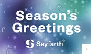 2019 Seyfarth - Word Wishes corporate holiday ecard thumbnail
