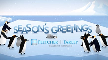 2019 Fletcher Farley - Penguin presence corporate holiday ecard thumbnail