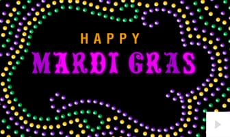 Mardi Gras 2020 corporate holiday ecard thumbnail