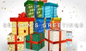 Gift Tower corporate holiday ecard thumbnail