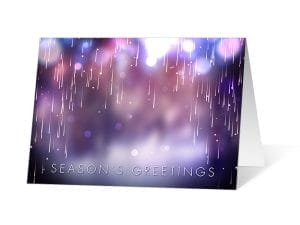 Cascading Lights version 2 2020 corporate holiday print greeting card thumbnail