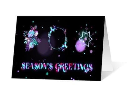 Holiday Dream version 1 2020 corporate holiday print greeting card thumbnail