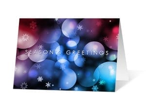 Mesmerize 2020 corporate holiday print greeting card thumbnail