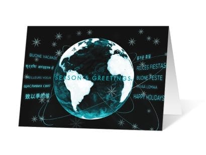 Orbital Greetings 2020 corporate holiday print greeting card thumbnail