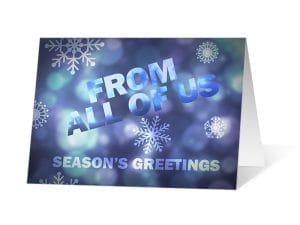 Photo Insight 2020 corporate holiday print greeting card thumbnail