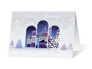 Unraveling Light 2020 corporate holiday print greeting card thumbnail