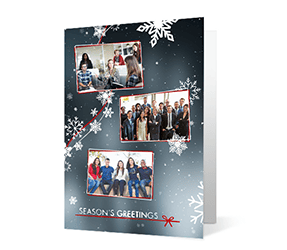 Our Team 2020 corporate holiday print greeting card thumbnail