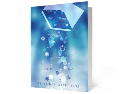 Collection of Wishes 2020 corporate holiday print greeting card thumbnail